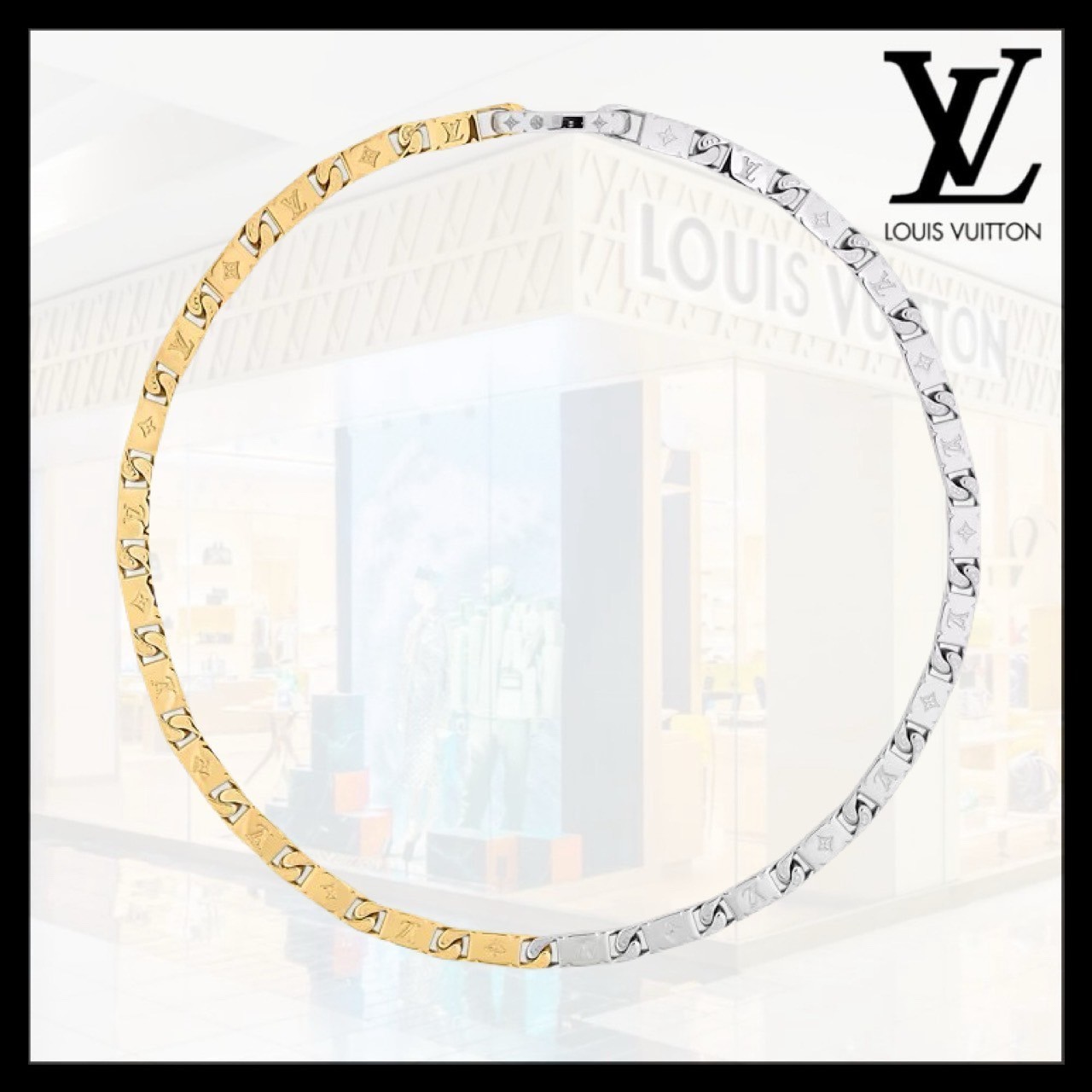 【大きめで華やかなデザイン☆】Louis Vuitton ネックレス