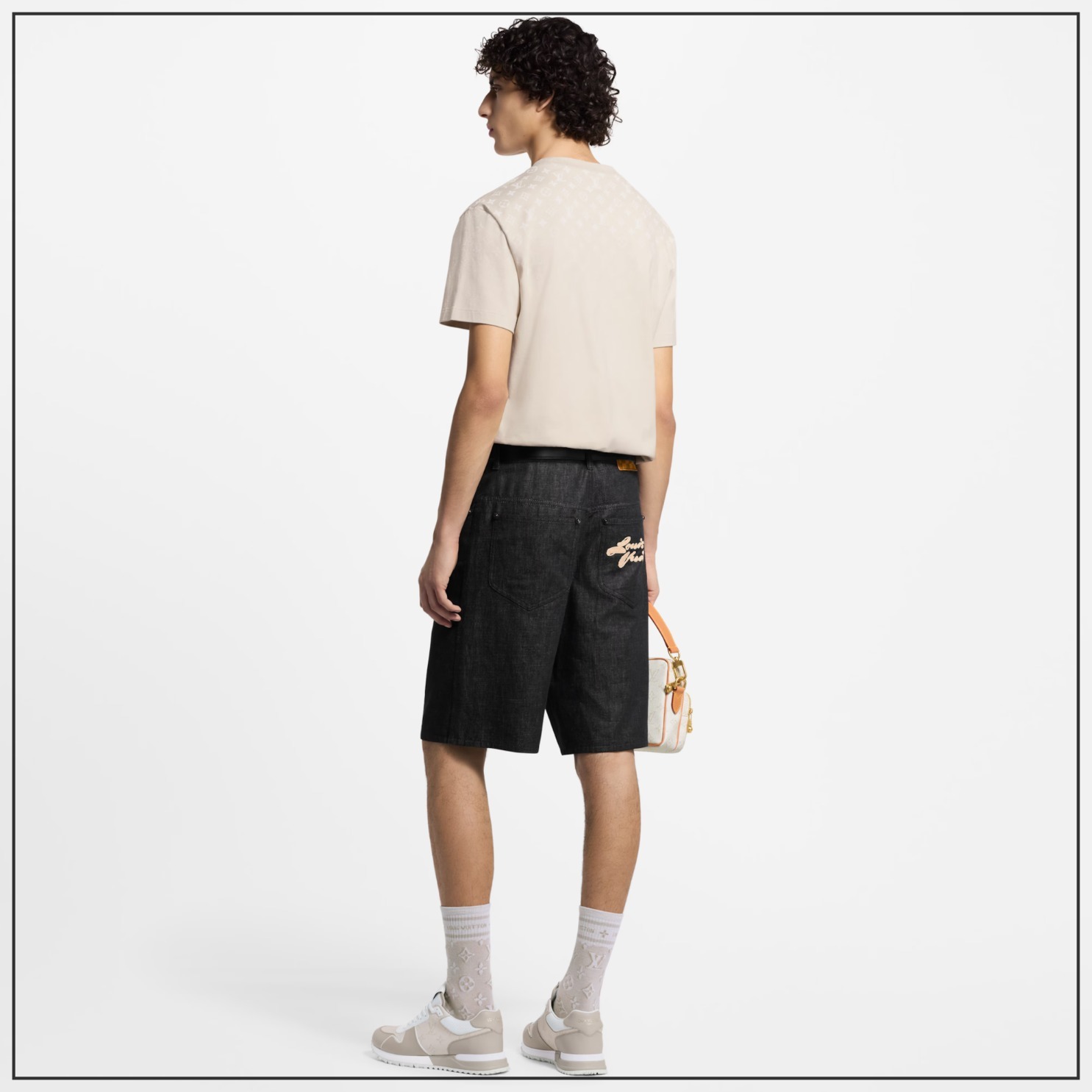 《大人気》Louis Vuitton Tシャツ グラデモノグラム ベージュ