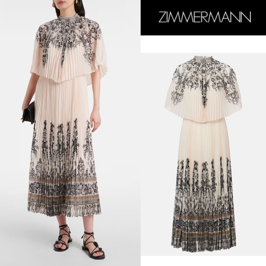【Zimmermann】Dawning Sunray printed midi dress