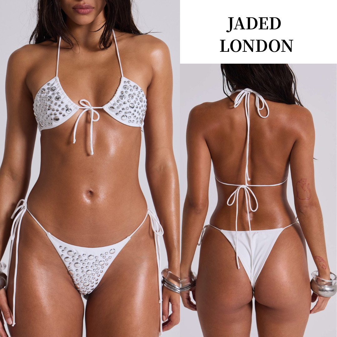 関税送料込【JADED LONDON】Silvra Studded ビキニセット