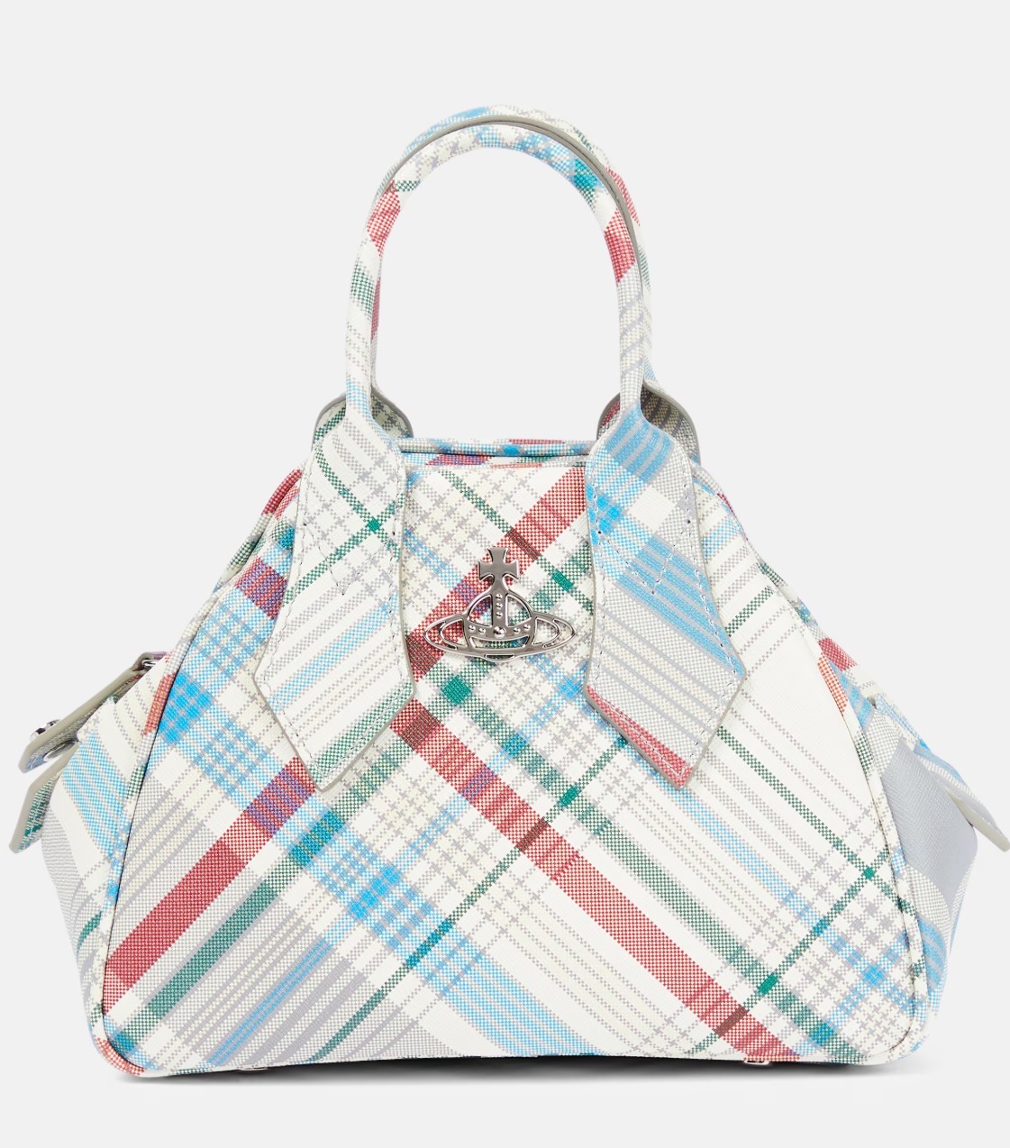 Vivienne Westwood ヤスミン スモール チェック柄レザートート