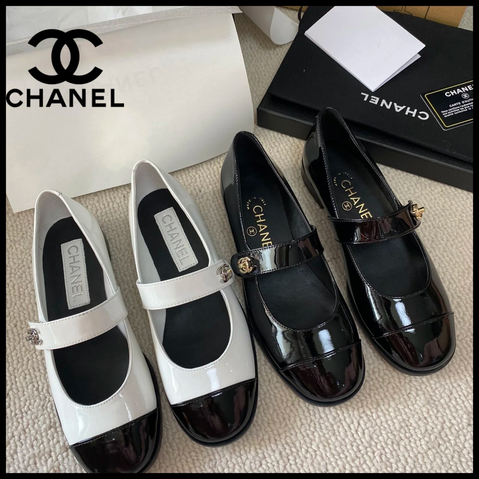 可愛い♡24SS【CHANEL】メリージェーン パンプス