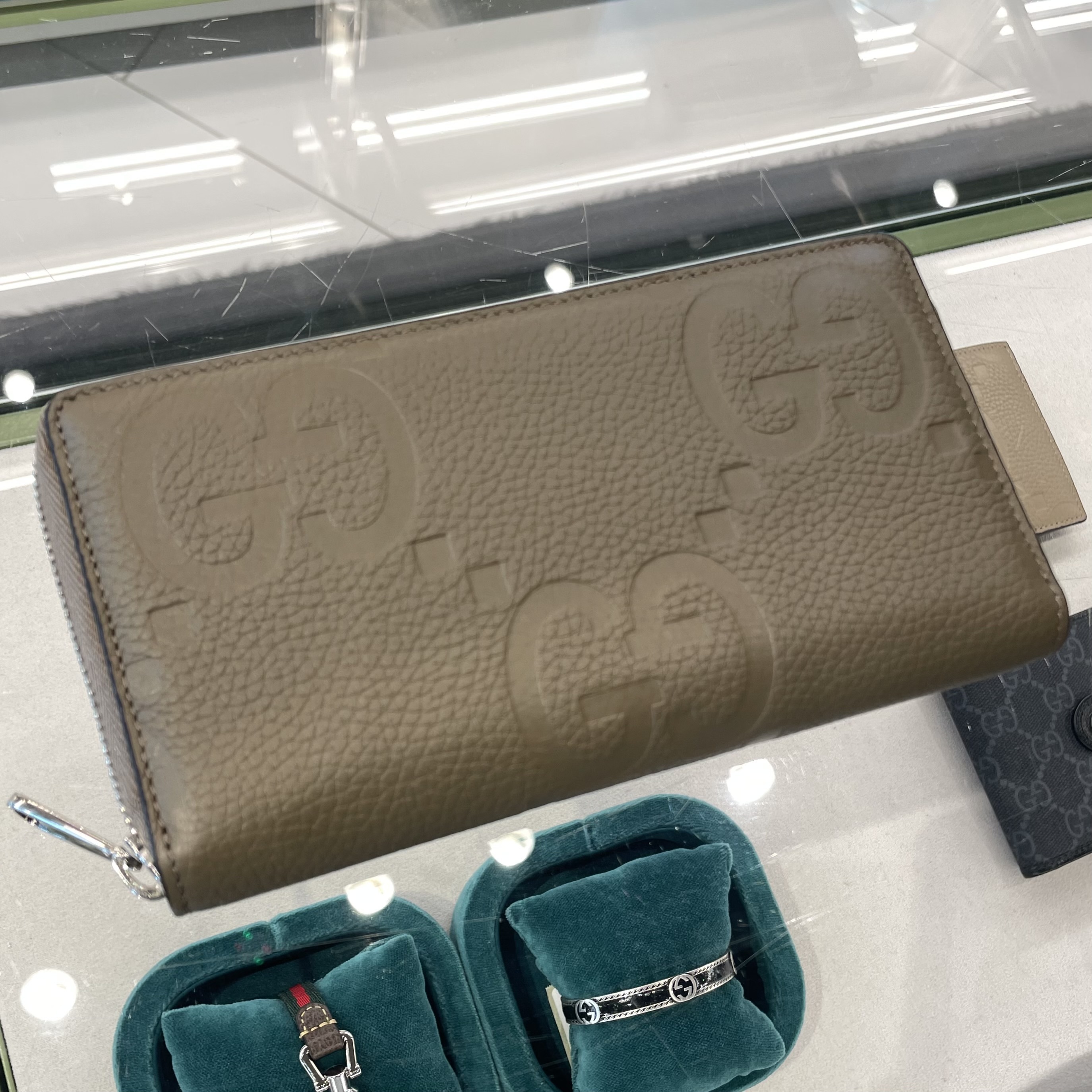 GUCCI☆DHL発送♪ジャンボGG ラウンドジップ長財布☆739484
