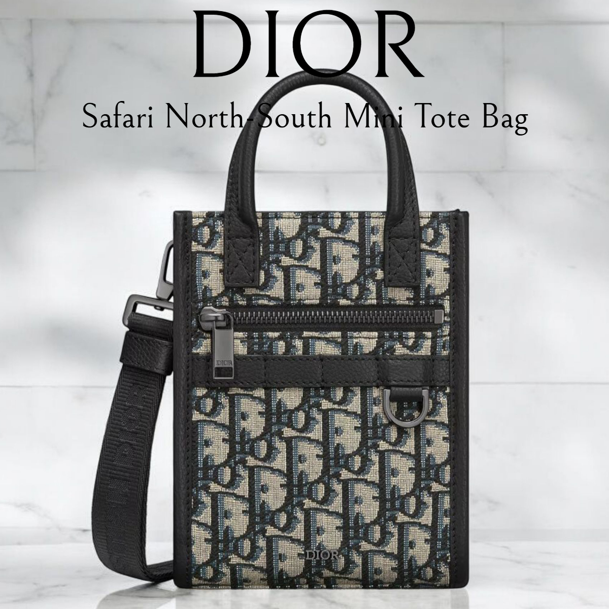 国内完売*DIOR*Safari ノースサウス トートバッグ ジャカード