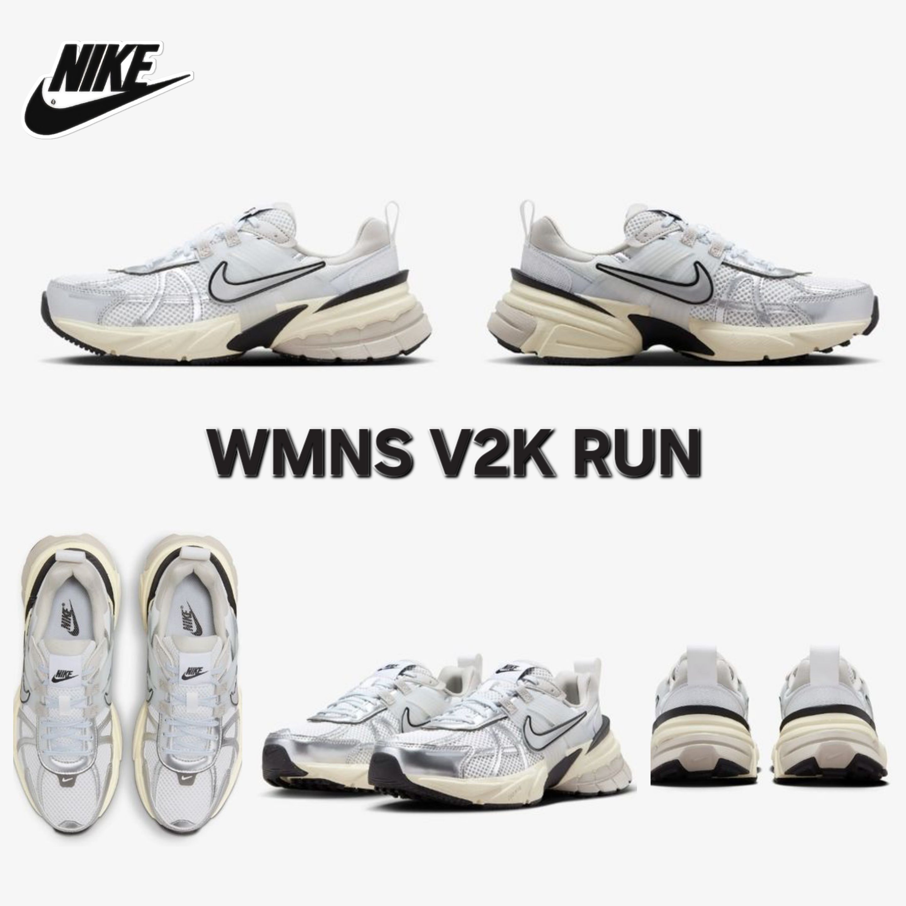 【ナイキ】W V2K RUN★FD0736-100★Summit White★(22.5~25.5)