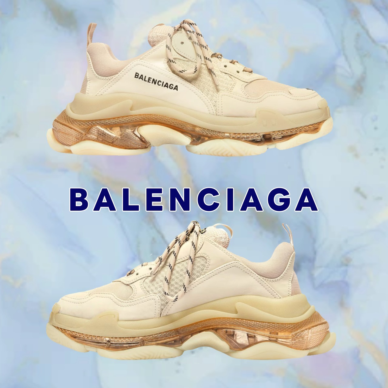 【BALENCIAGA】Triple S Clear Sole スニーカー