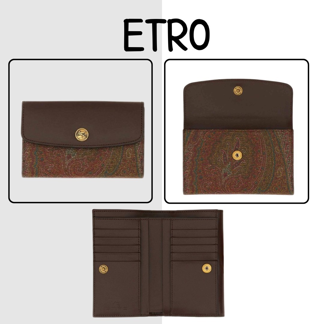 【国内発送関税込】【ETRO】ペイズリー ウォレット