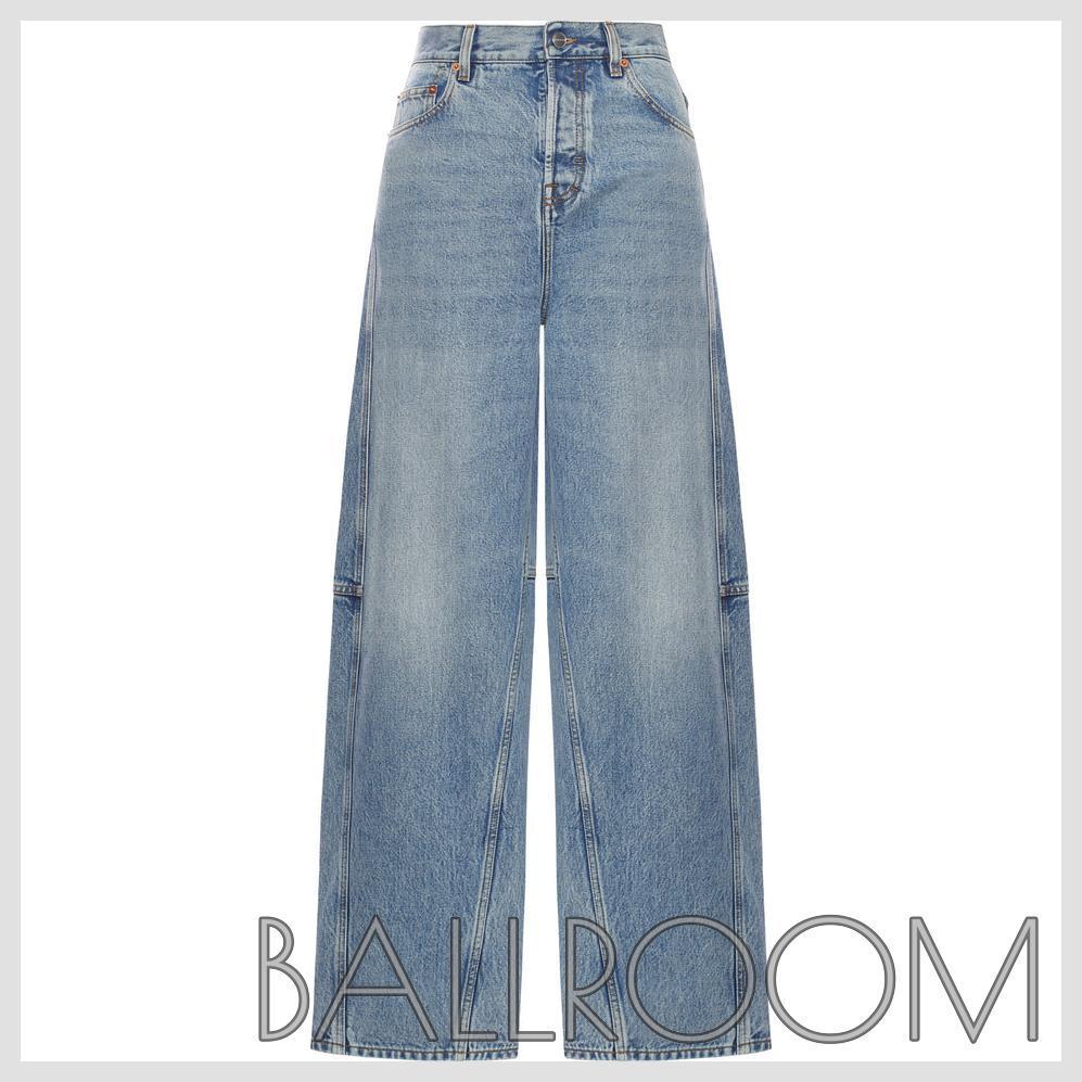 デニム・ジーパン GUCCI BALLOON DENIM PANT WITH PETITE FIT