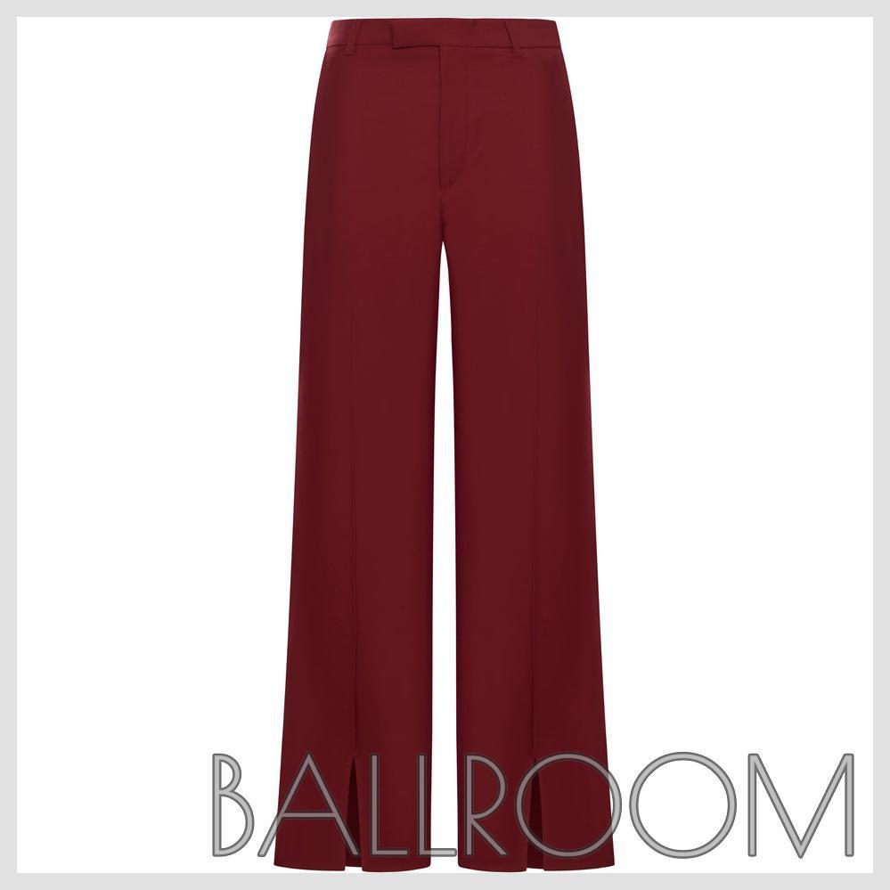 パンツ GUCCI OVERSIZE LOW WAIST PETITE FIT WOOL PANT