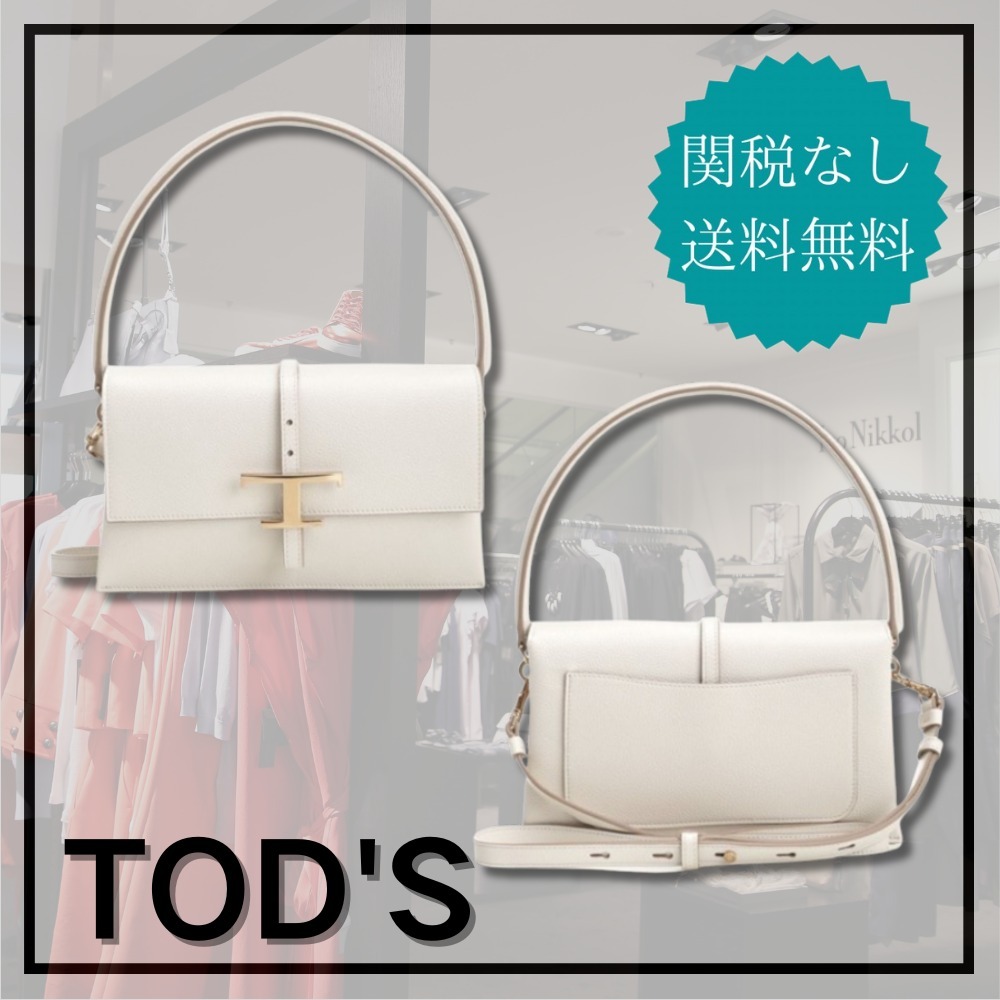 【TOD’S】T タイムレス レザー フラップ バッグ ミニ