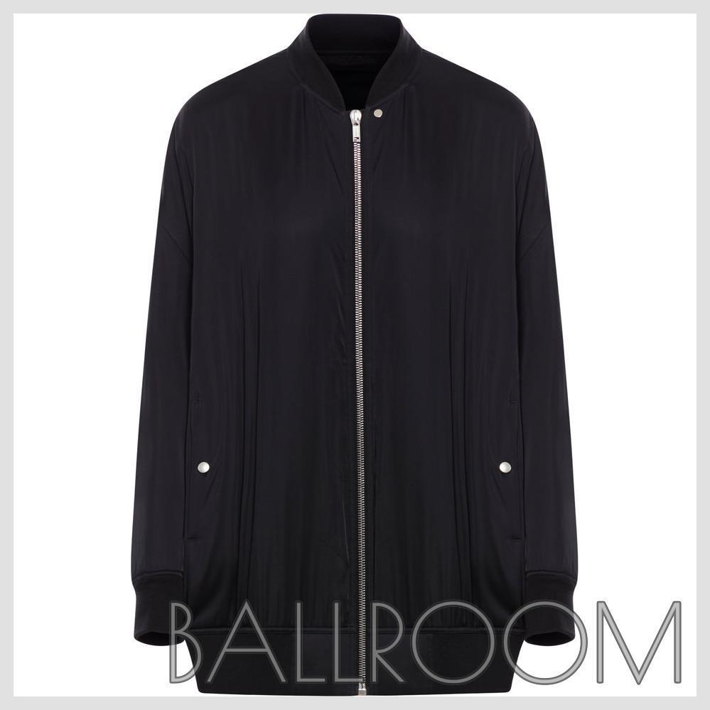 ジャケット RICK OWENS SATIN FABRIC BOMBER