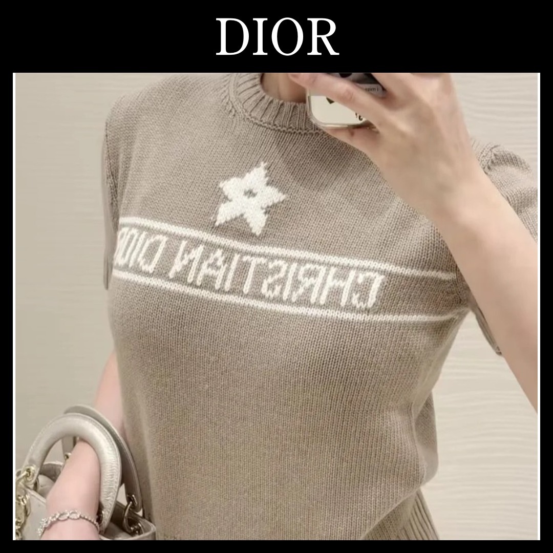 大人気♪ 半袖ニット♪ 【Dior】 ショートスリーブ セーター