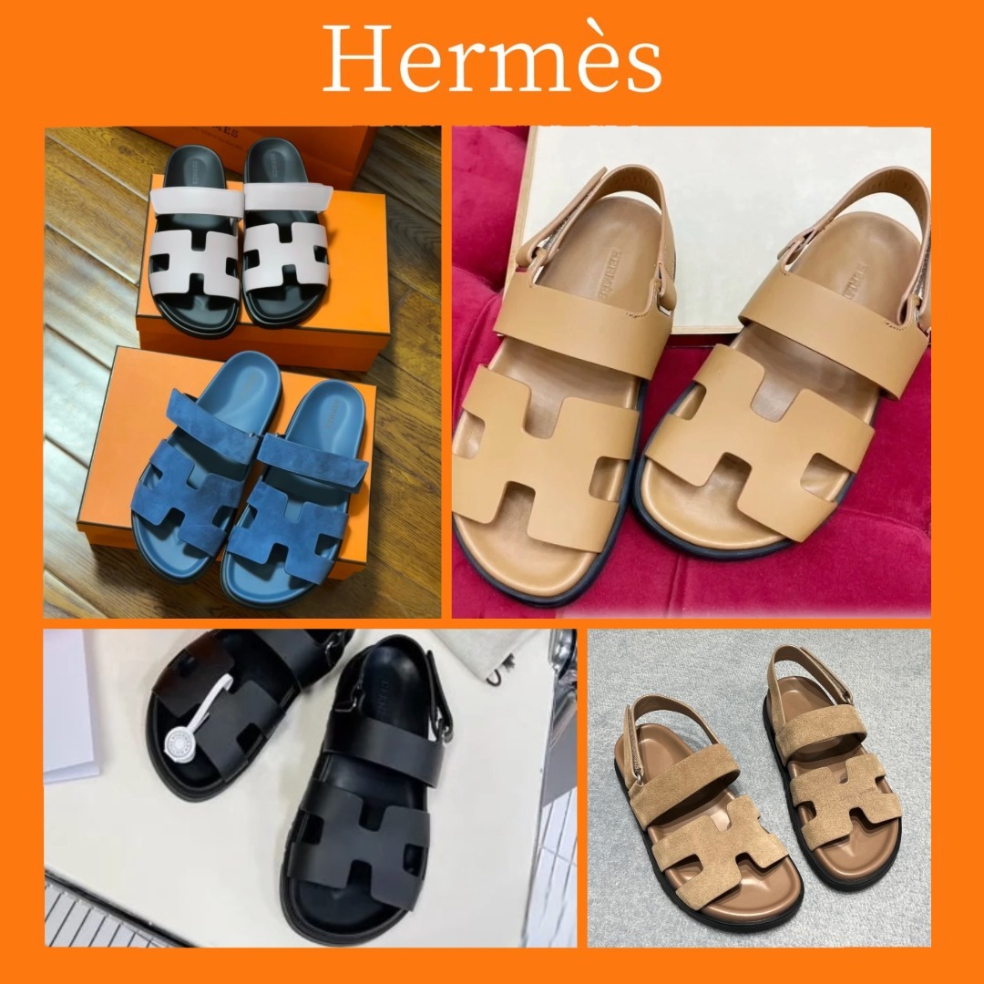 ★解剖学的ラバーソール★HERMES ジーニアスサンダル