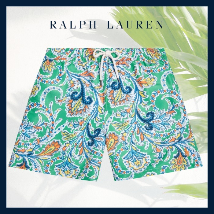 人気ペイズリー柄★Ralph Lauren 5.75 トラベラー 水着 ラルフ