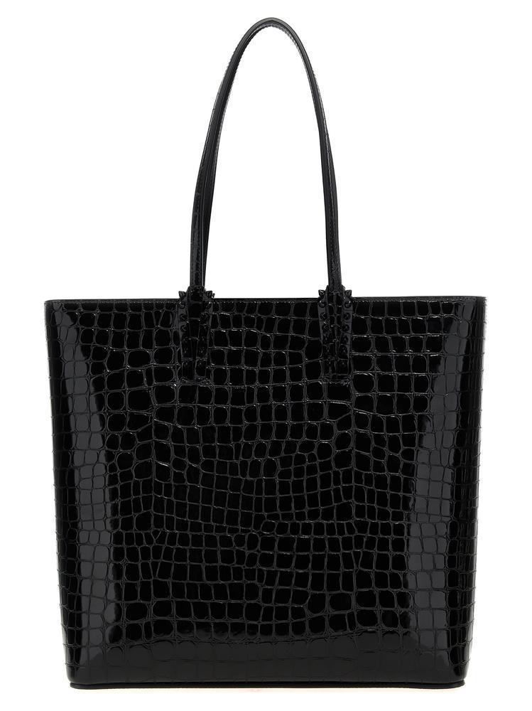 Christian Louboutin Cabata クロコ型押しレザートートバッグ