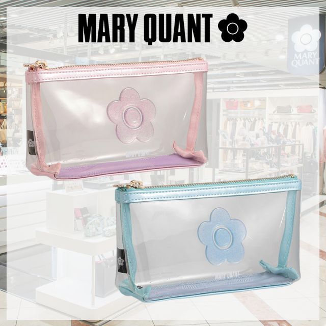 すぐ届く MARY QUANT* クリアジェルデイジー 舟型ペンケース