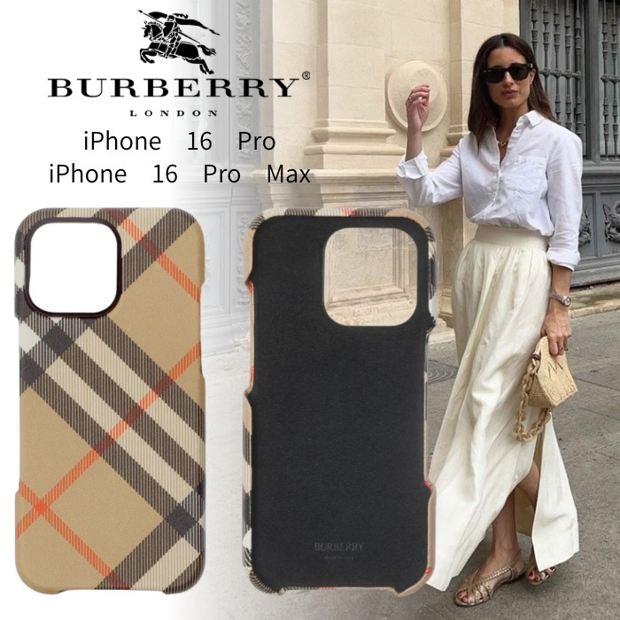 ◆国内直営◆【BURBERRY】チェック iPhoneケース スマホケース