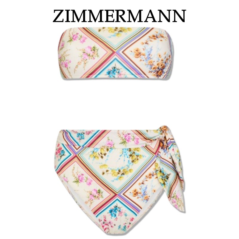 【ZIMMERMANN】バンドゥビキニトップ タイダイ