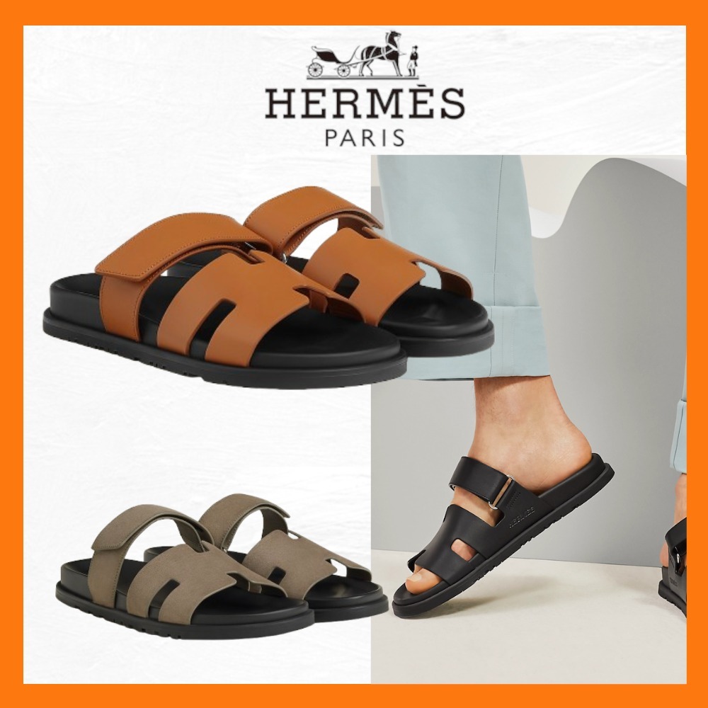 洗練リゾートを叶える HERMES Chypre sandal サンダル