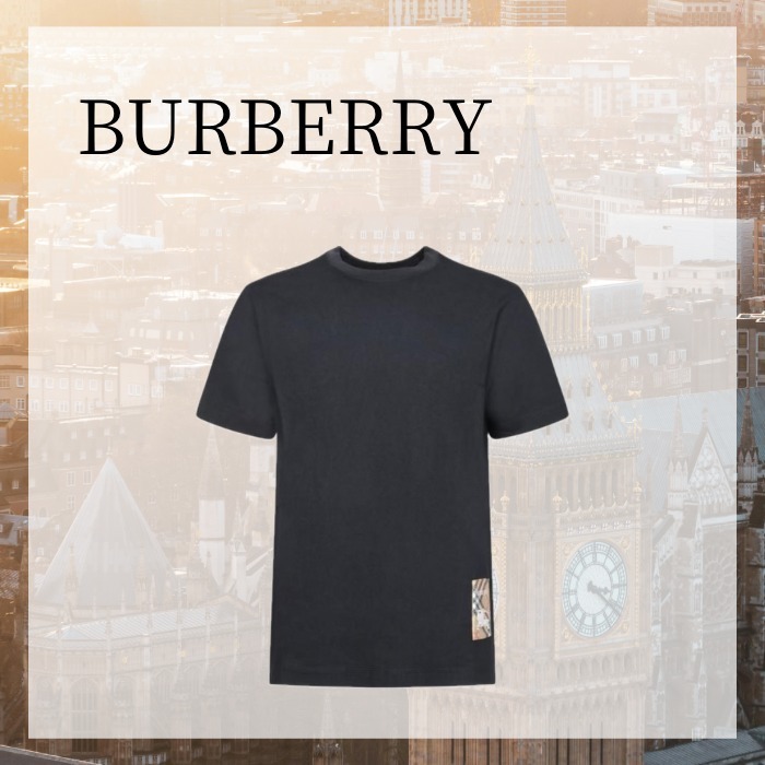 Tシャツ・カットソー BURBERRY Men Tops 8104889 A1189 Black