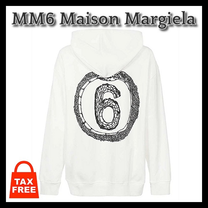 【MM6 Maison Margiela】バックロゴコットンパーカー 関税送料込