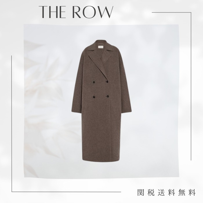 THE ROW ザ・ロウ Sablise カシミヤ コート ブラウン
