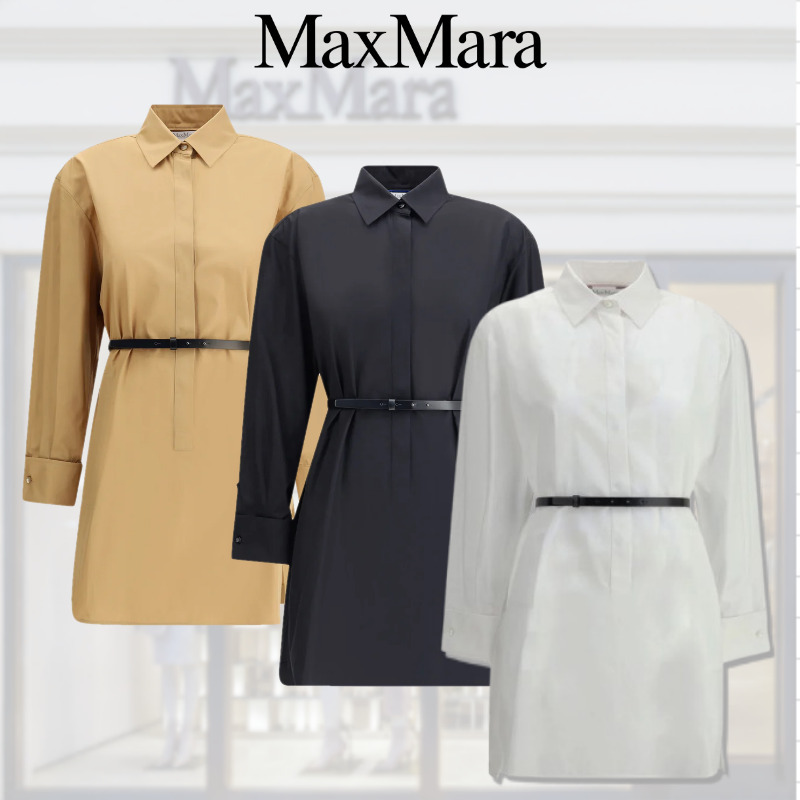 VIPSALE【MAX MARA】アルケードシャツドレス