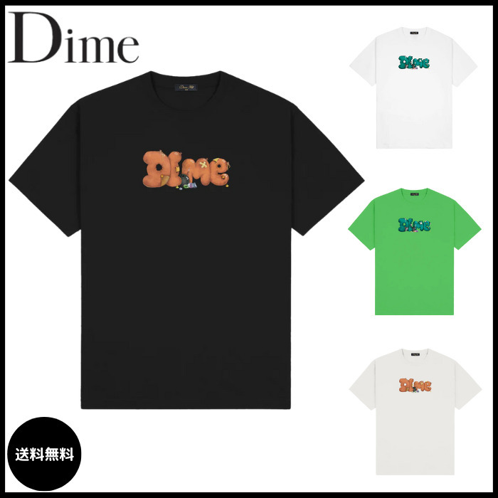 送料無料★Dime 正規品/SOFT ROCK 手描き風グラフィック Tシャツ