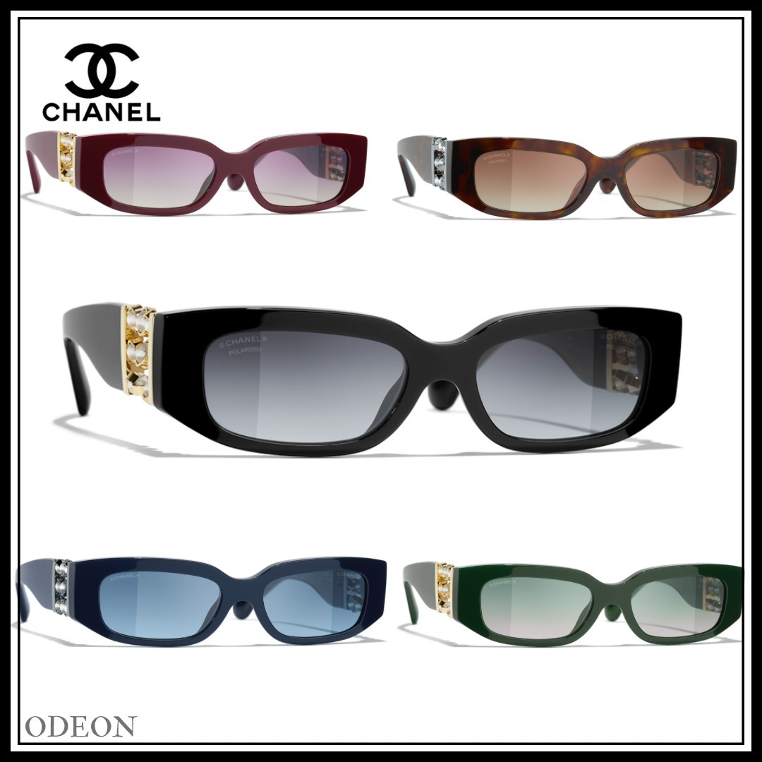 *CCロゴ×パール*【CHANEL】オーバル シェイプ アイウェア