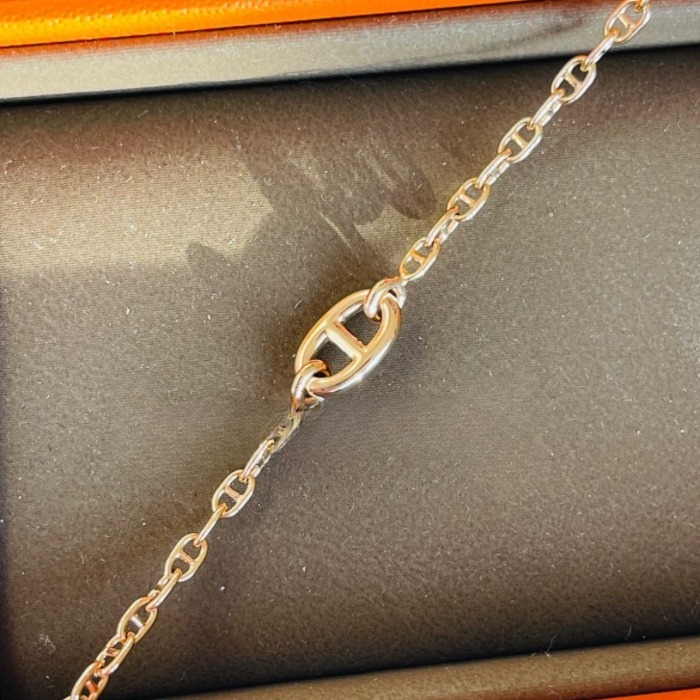 《上品モデル》HERMES ファランドールネックレス