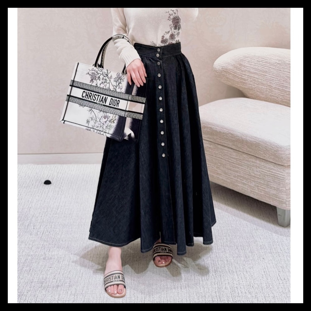 【エレガント】DIOR ミディスカート