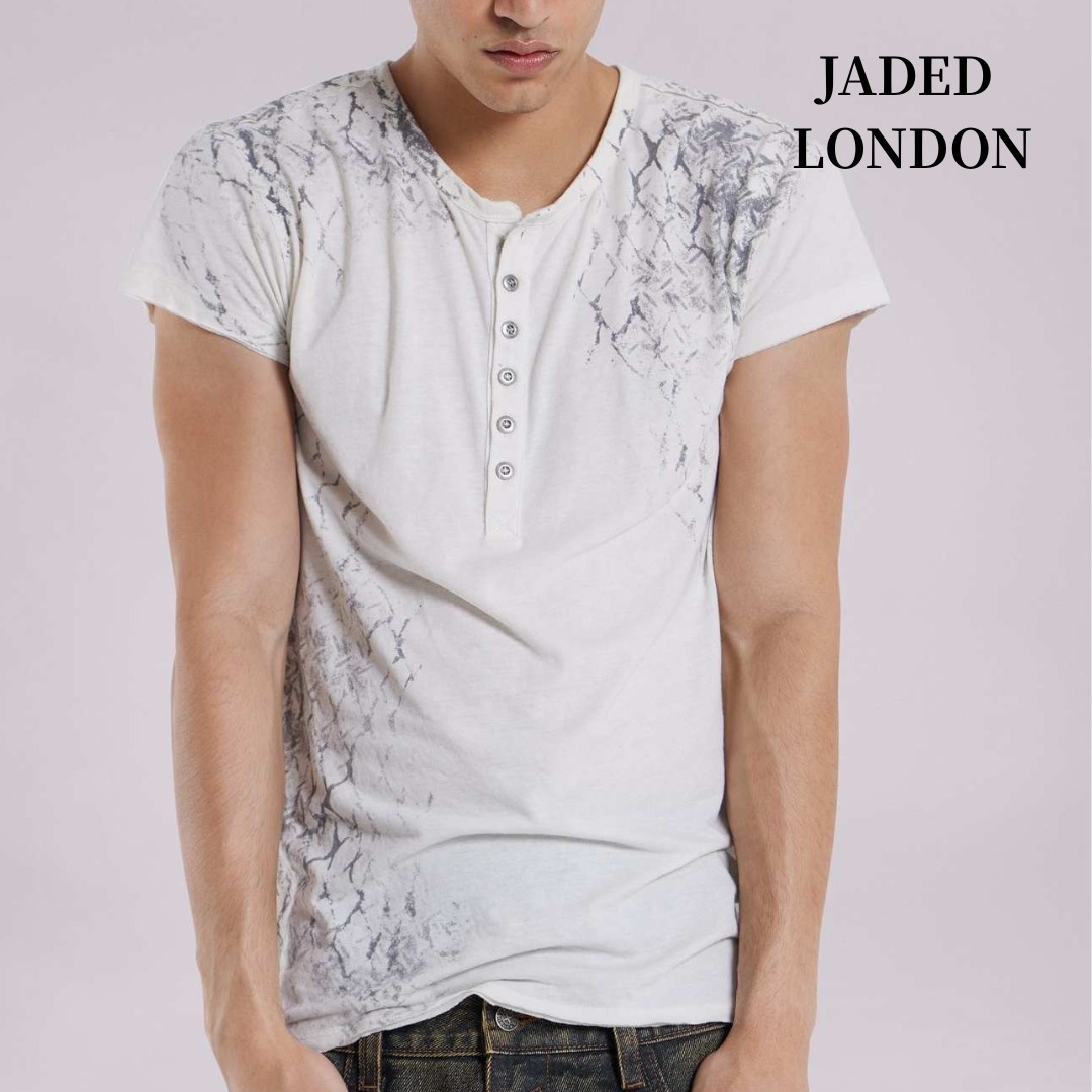 関税送料込【JADED LONDON】Spirit Button T-Shirt