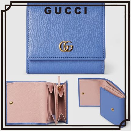 パープル（紫）系 GUCCI(グッチ) 折りたたみ財布(レディース