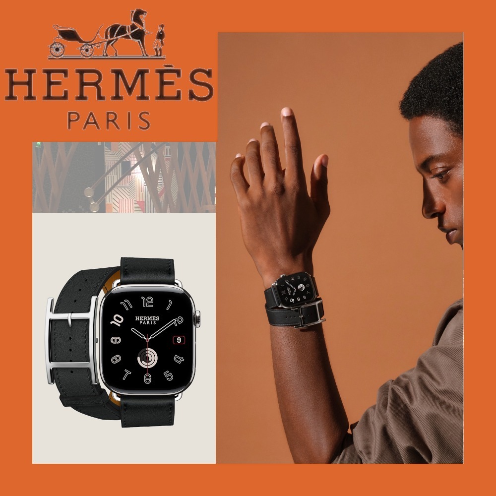 ☆オシャレに☆ HERMES Apple Watch バンド Double Tour Hapi