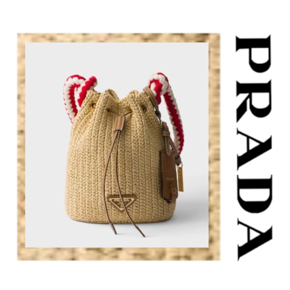 注目の新作♪【PRADA】クロシェ ミニ バケットバッグ