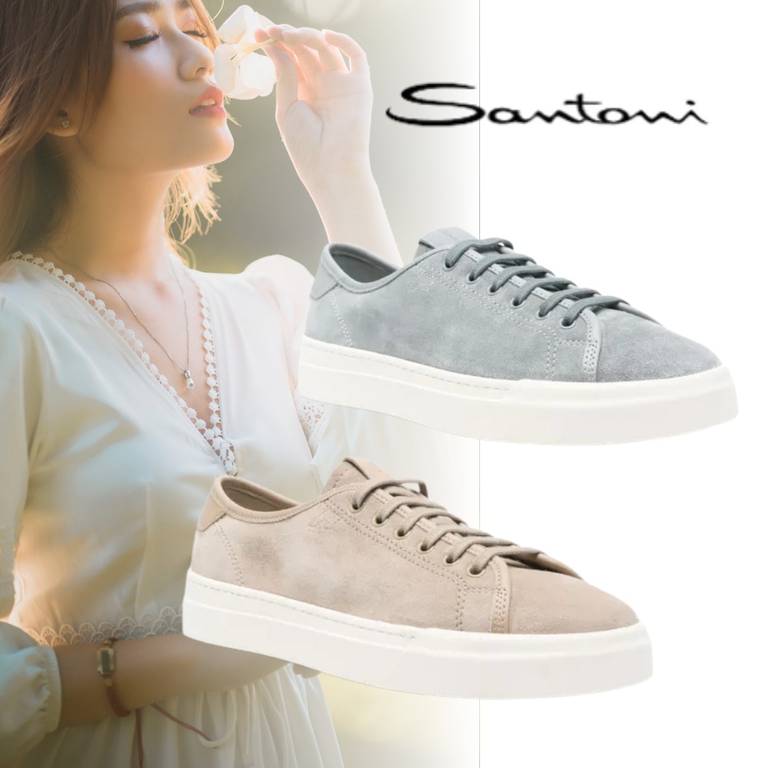 ★ Santoni[サントー二] スエード スニーカー★