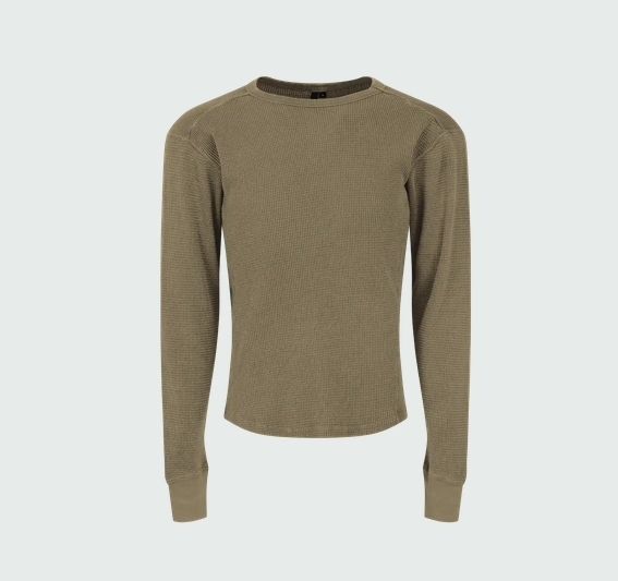 国内発送 Entire Studios☆サーマル 長袖 Tシャツ CORK ブラウン