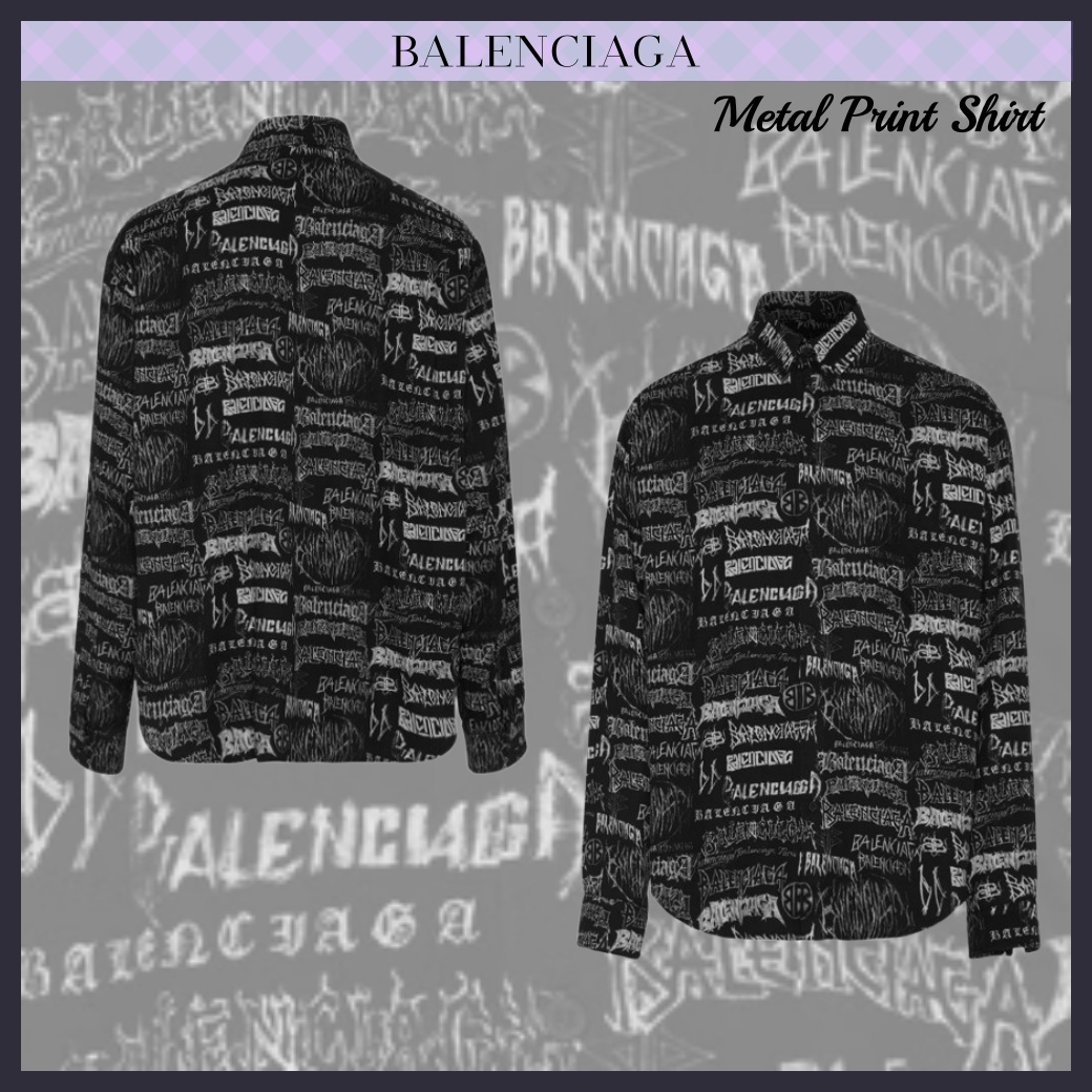 BALENCIAGA / バレンシアガ /  メタルプリントシャツ