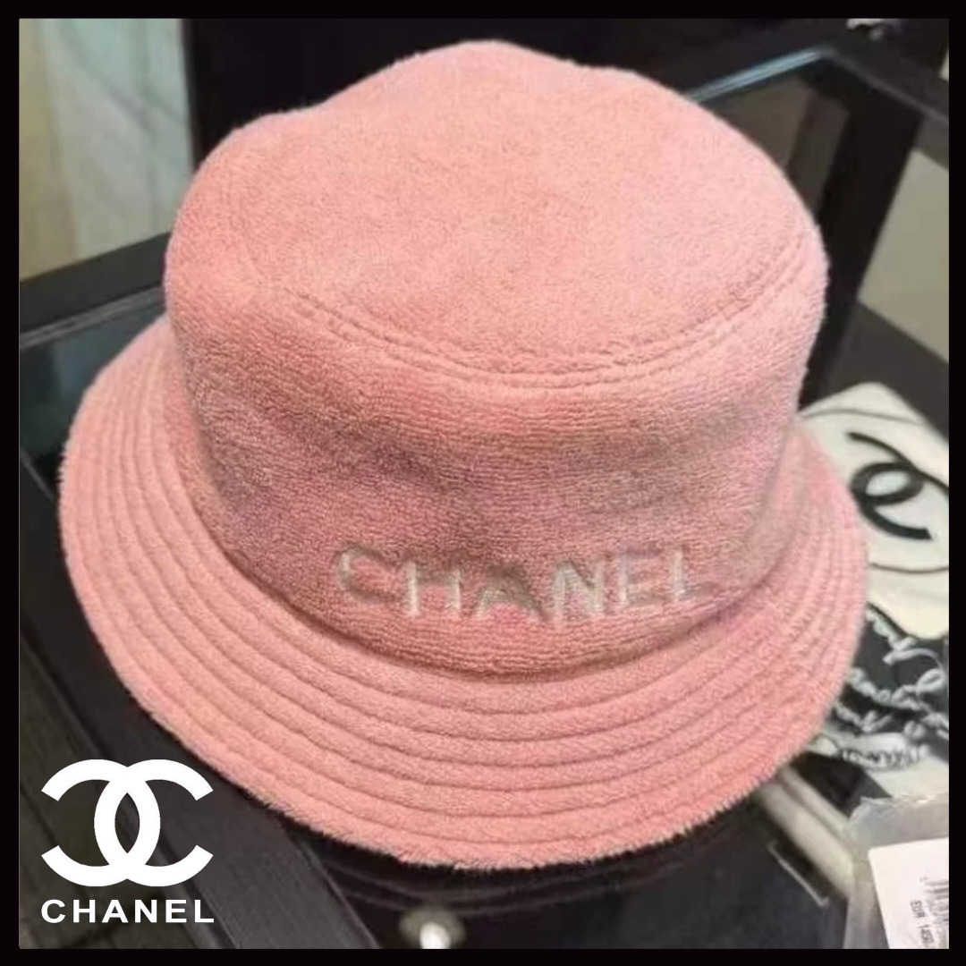 【可愛いピンクカラー♪】CHANEL ハット