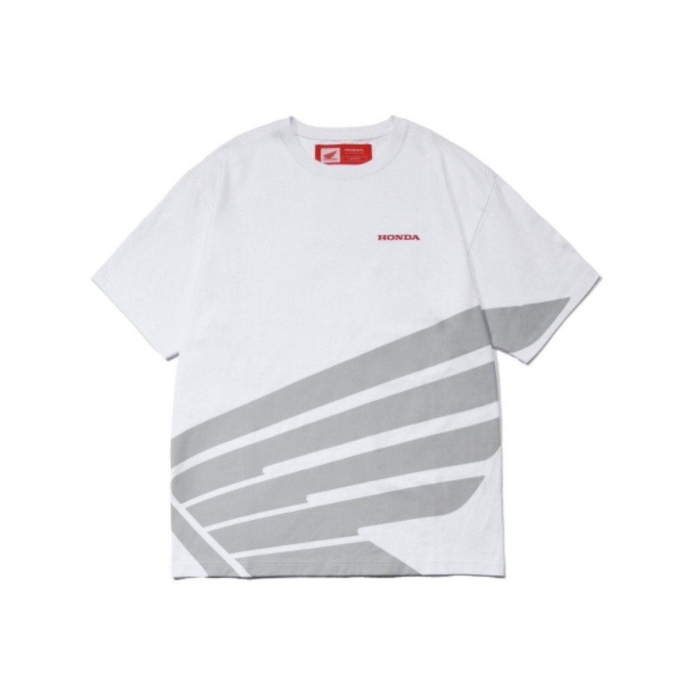 Tシャツ・カットソー HONDA MOTORCYCLE Big Wing Logo Tshirt White
