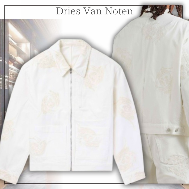 【高級感漂う】Dries Van Noten 刺繍入りジャケット