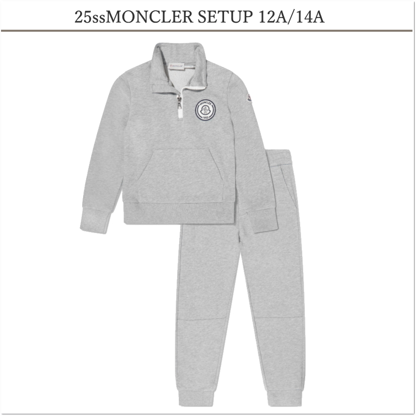 25ss★MONCLER ハーフジップTracksuits/~14A大人OK【関税込】