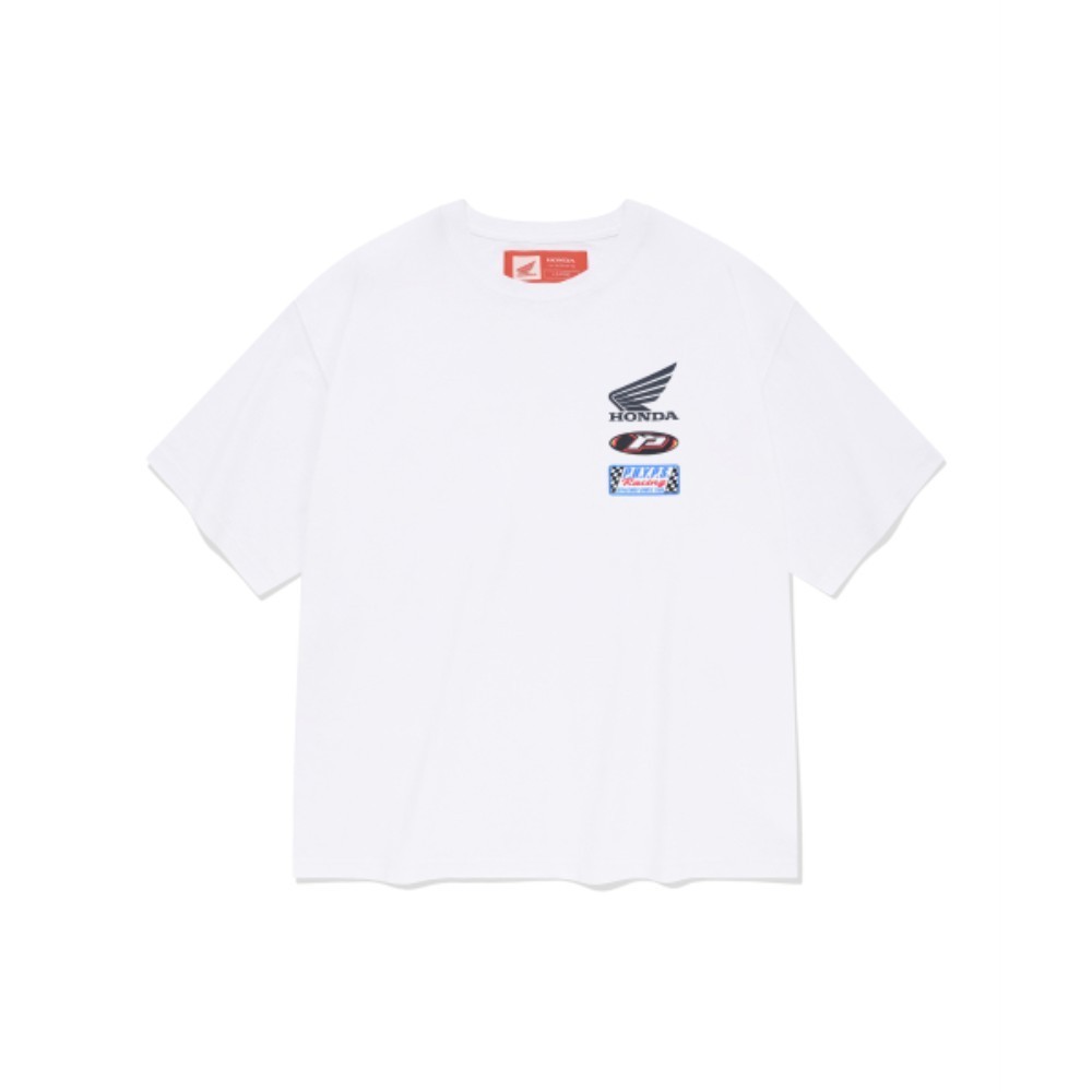 Tシャツ・カットソー HONDA MOTORCYCLE Logo Artwork Tshirt White