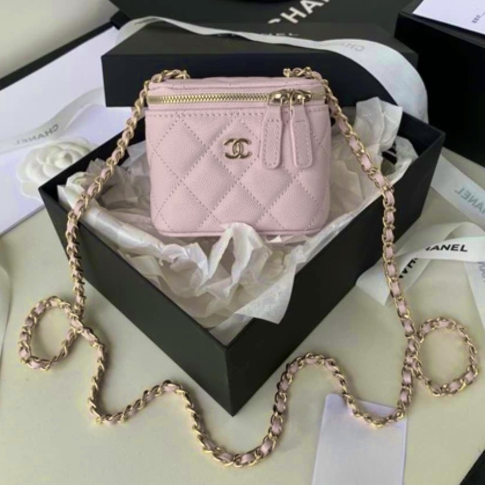 《上品で可愛い♪》クラシック★CHANEL ミニヴァニティケース