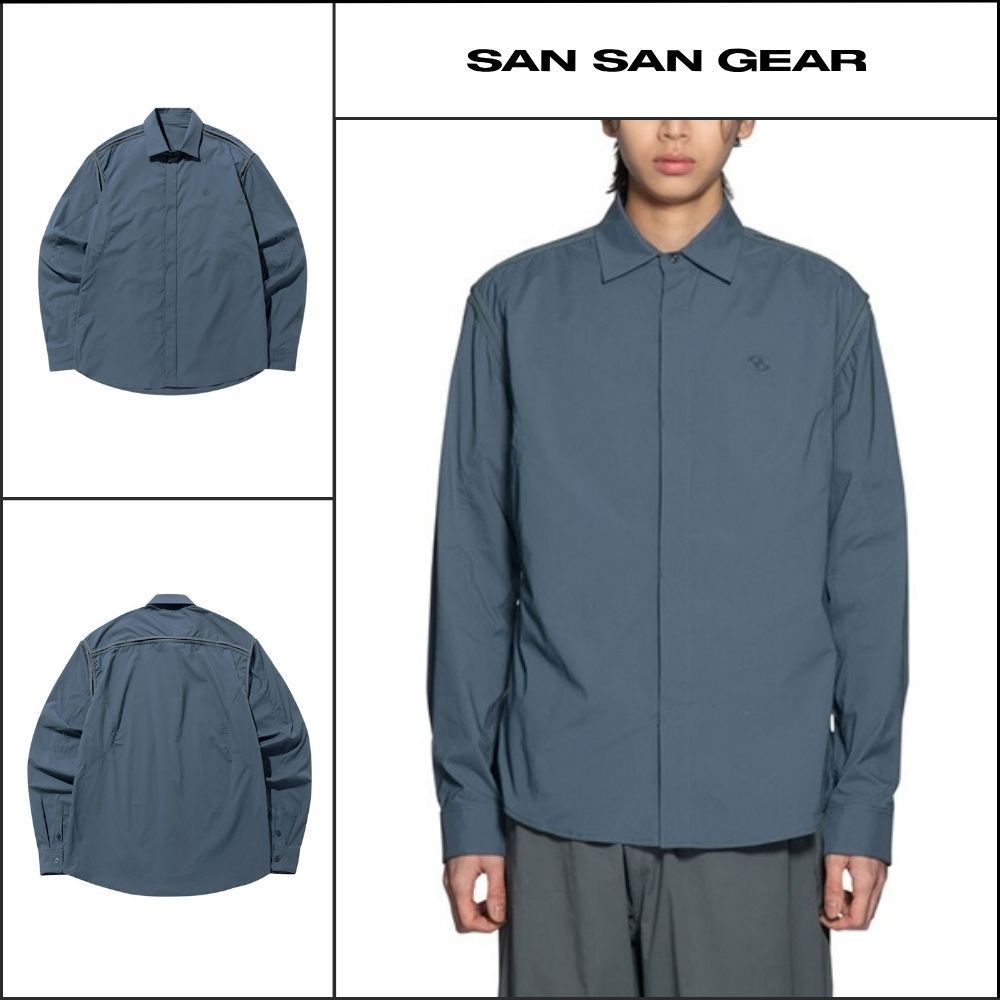 【Sansan Gear】Tri-Mesh Shirts Spruce Blue 23SS