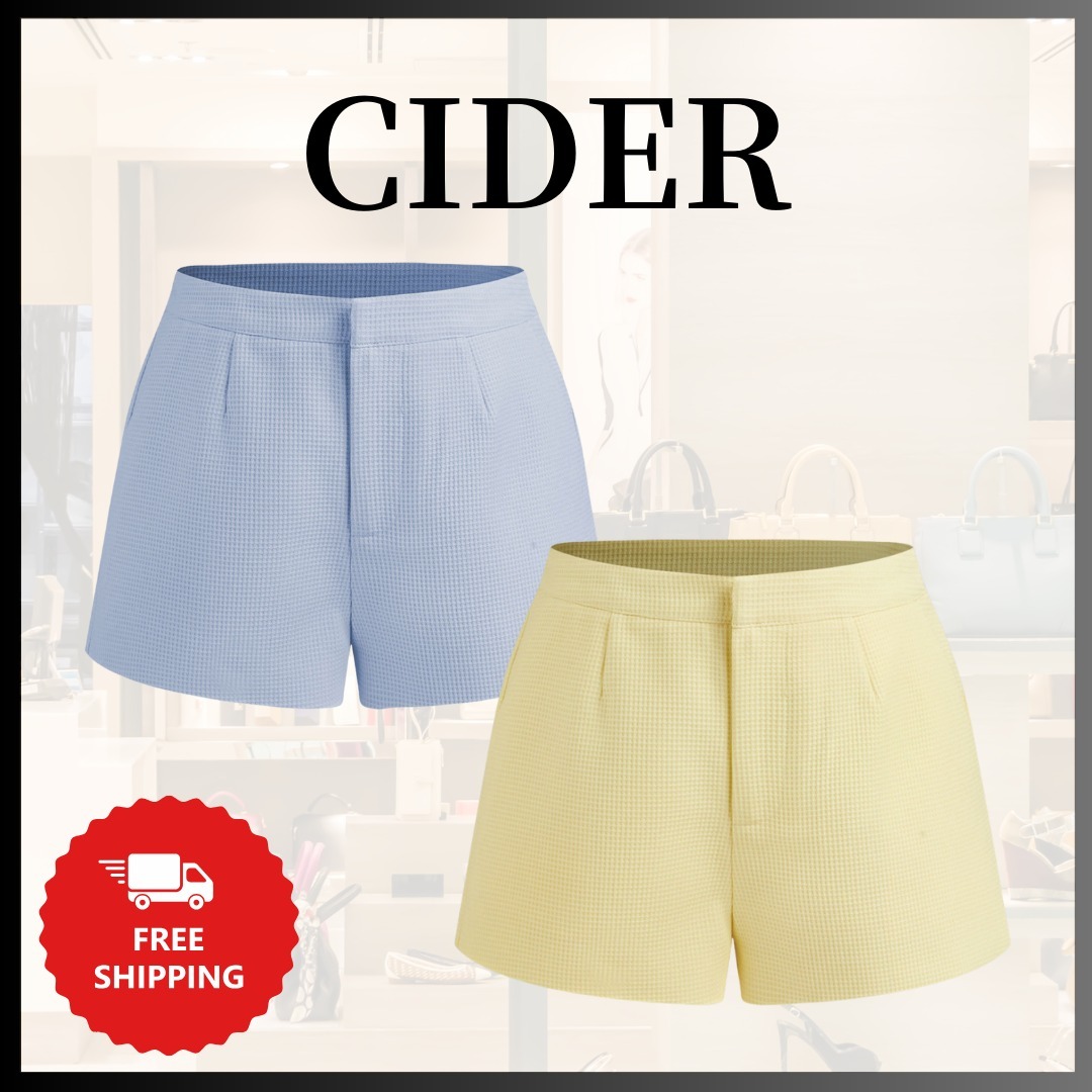 『Cider』ジャカード ミッドライズ ポケット ショーツ
