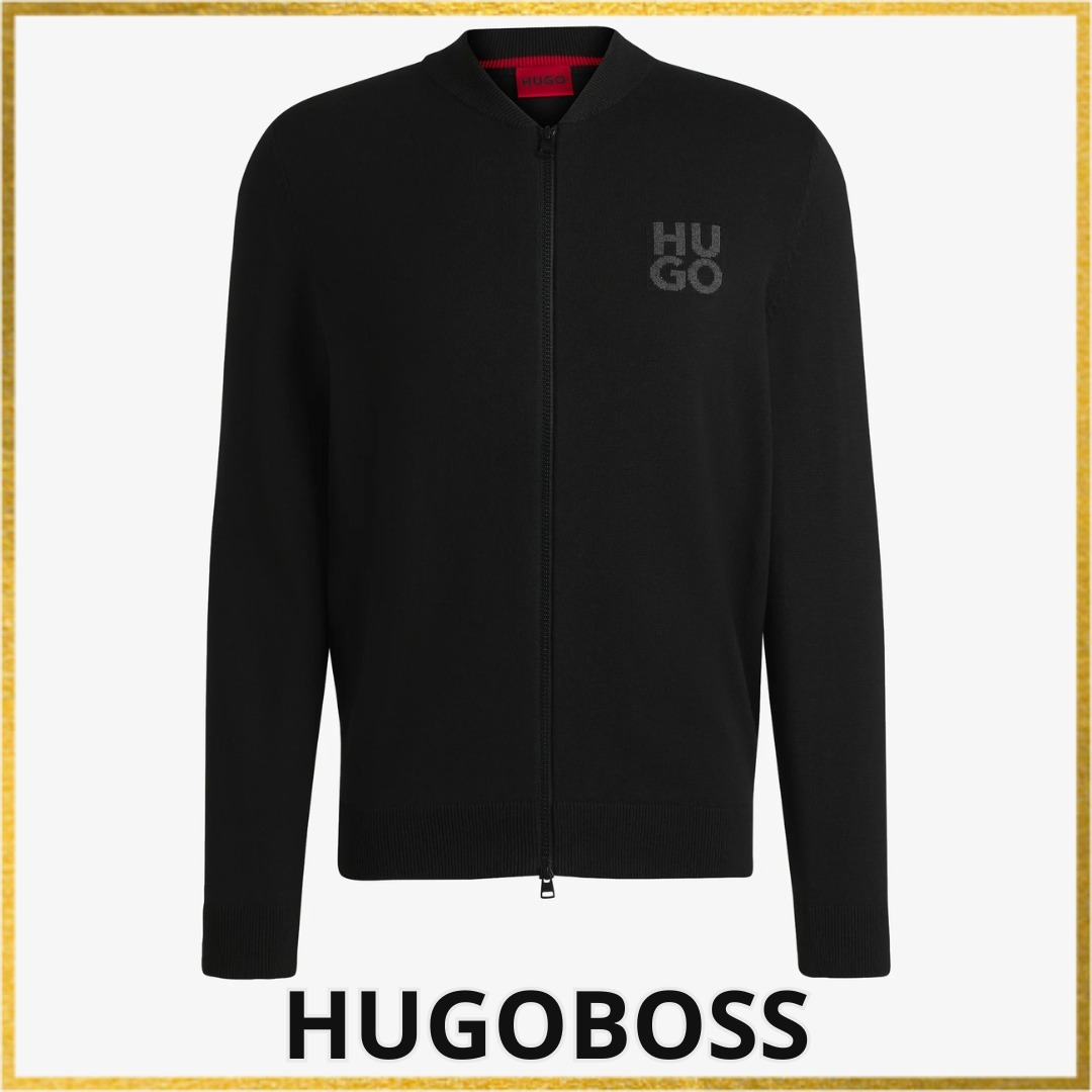 HUGO ｜SOLOUH カーディガン メンズ ニットジャケット 人気