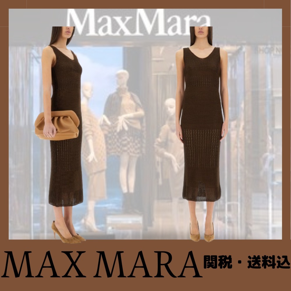新作☆【Max Mara】ニット「ヴァロワ」ロングドレス