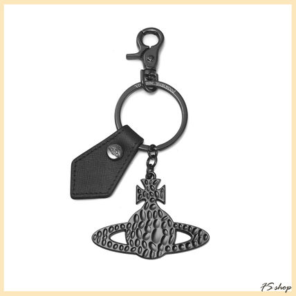 関税送料込 Vivienne Westwood ブラック メタル キーリング CE ブラック（黒）系 Vivienne Westwood(ヴィヴィアンウエスト