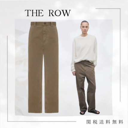 ［25ss新作］THE ROW Sharkaコットンパンツ 9050W3970TAU